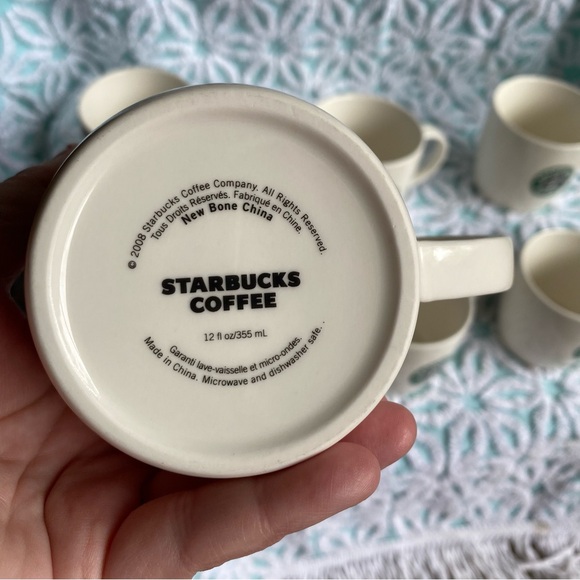 Starbucks mug set of 6 minimalist style coffee cup 355 ML - Picture 6 of 9
